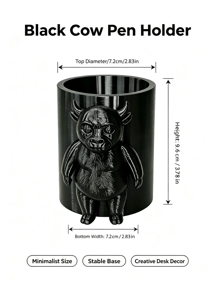 ダークキュートな鬼の牛のデスクトップペンホルダー収納ボックス - Gaming Room Accessories Ideas のレビューと価格