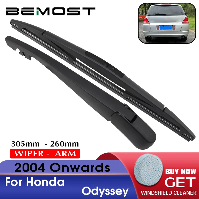 BEMOST Auto Car Rear Windscreen Wiper Blade Arm Soft Natural Rubber For Honda Odyssey 305mm Hatchback Year From 2004 To 2018