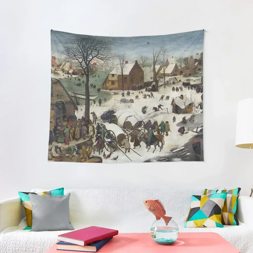 

The Numbering at Bethlehem - Pieter Bruegel the Elder Tapestry Bedroom Deco Wall Art Decorations For Room Tapestry