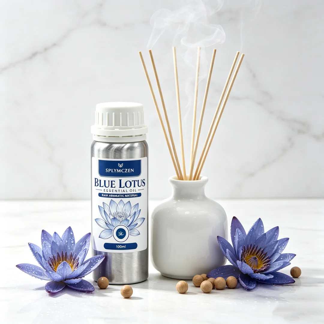 SPLYMCZEN Blue Lotus Scent Concentrate for DIY Handmade Soap, Soy Candle, Reed Diffuser, Car Fragrance, Home Fragrance Making