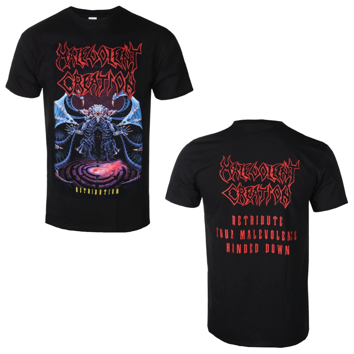 Camiseta de algodón con gráfico de la banda Malevolent Creation, camiseta Unisex de manga corta de verano, camiseta de marca a la moda, Top informal de lujo Vintage Retro