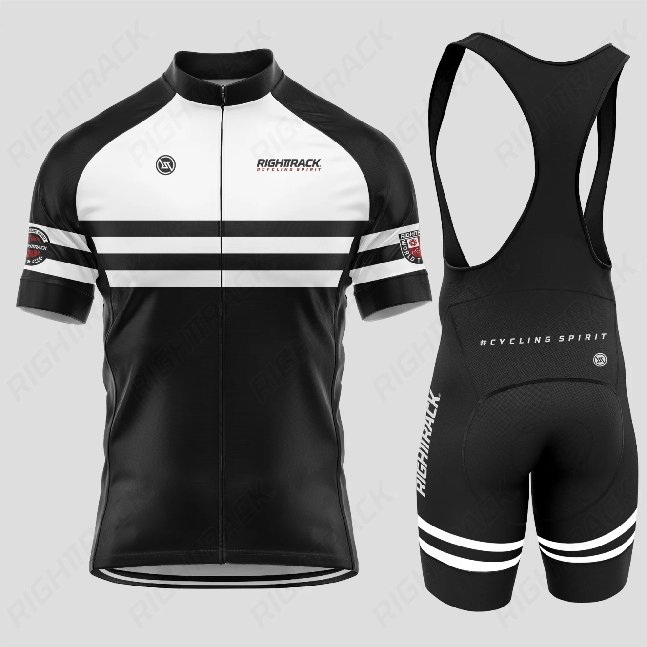 

RIGHTTRACK Cycling Jersey Men Summer Quick Drying Mesh Breathable Road Bike Suit 20D BIBS Good Quality And Cheap MTB Apparel