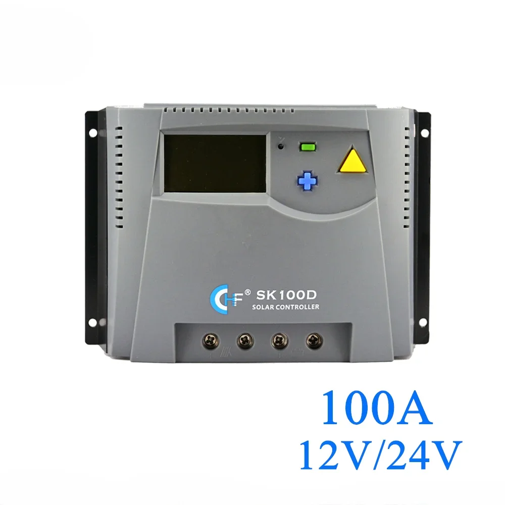 100A 12V/24V Auto PWM Off-grid Solar Charge Controller With LCD Display