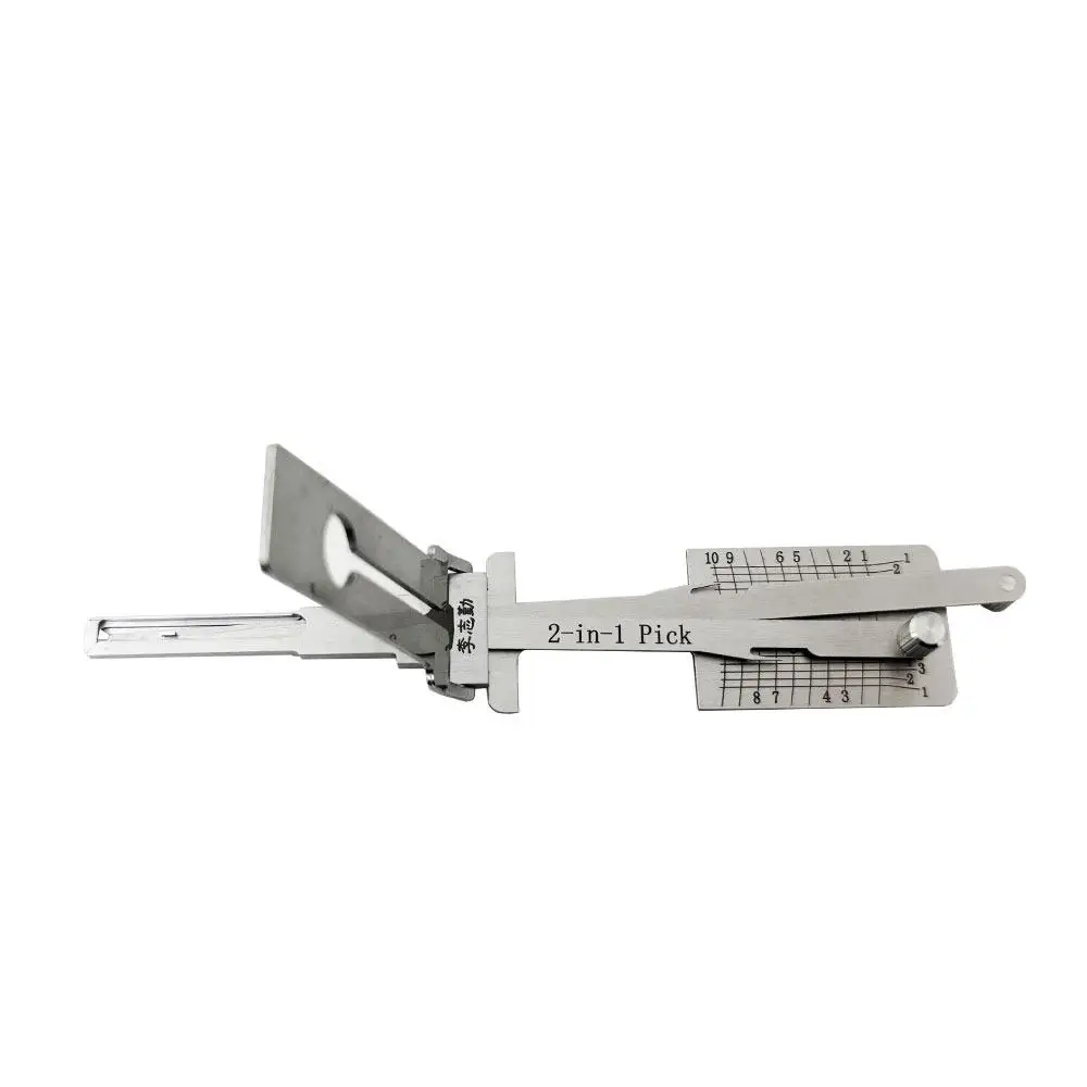 Lishi HU101(10)v.3 2-in-1 Lockpick & Decoder Vertikales Fräsen für Ford/Land Rover/Volvo Modelle – Detail 2
