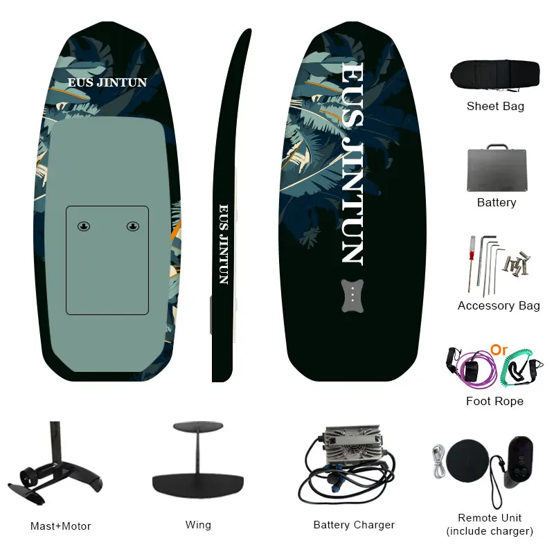 Wholesale Electric Hydrofoil Lithium Surfboard Logo Custom Multifunctional Rechargeable Electric Hydrofoil Board