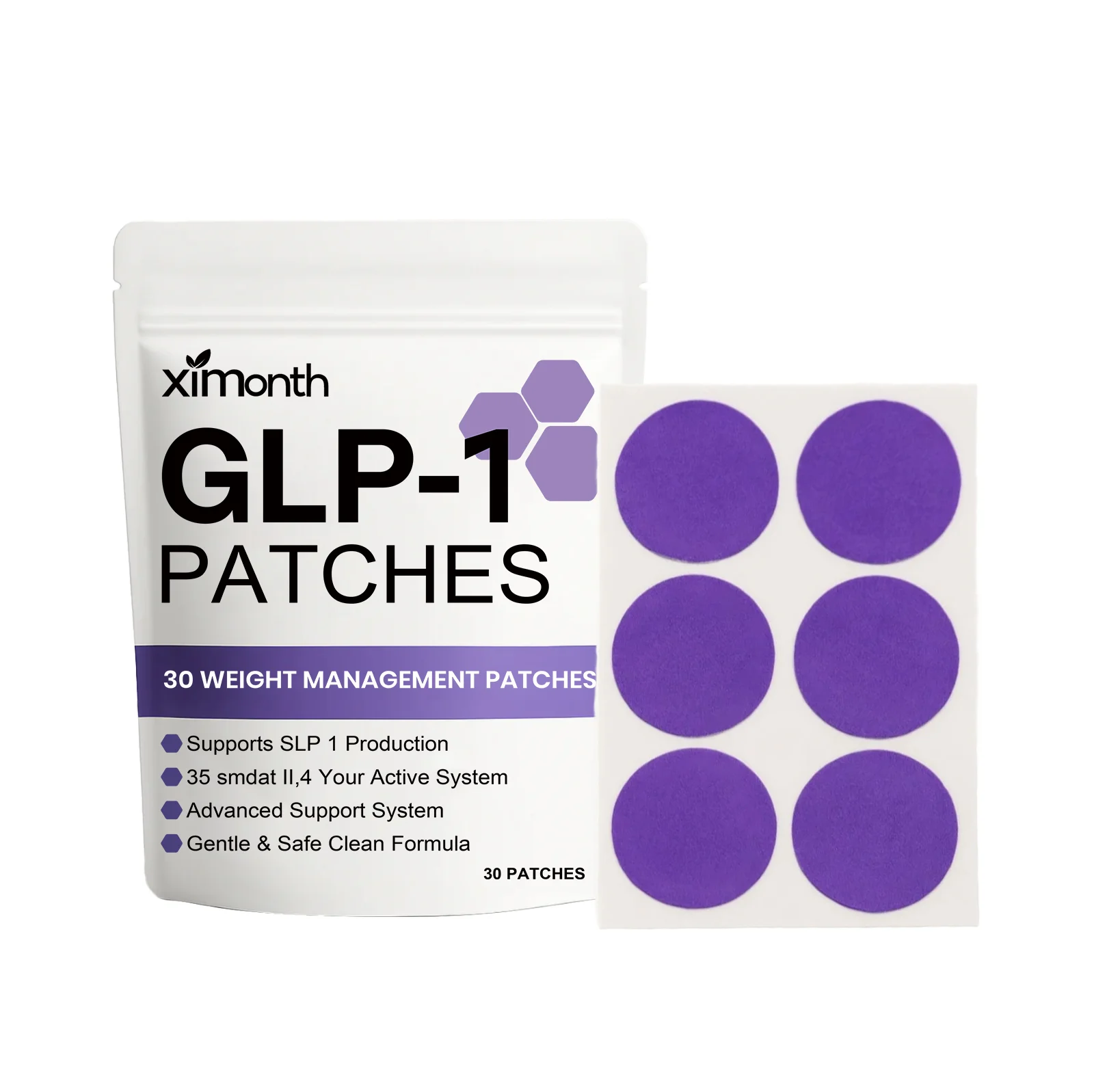 Metabolism Support Patch Diet Control Appetite Suppression Weight Loss Burn Calories Belly Detoxification Digestive Health Patch