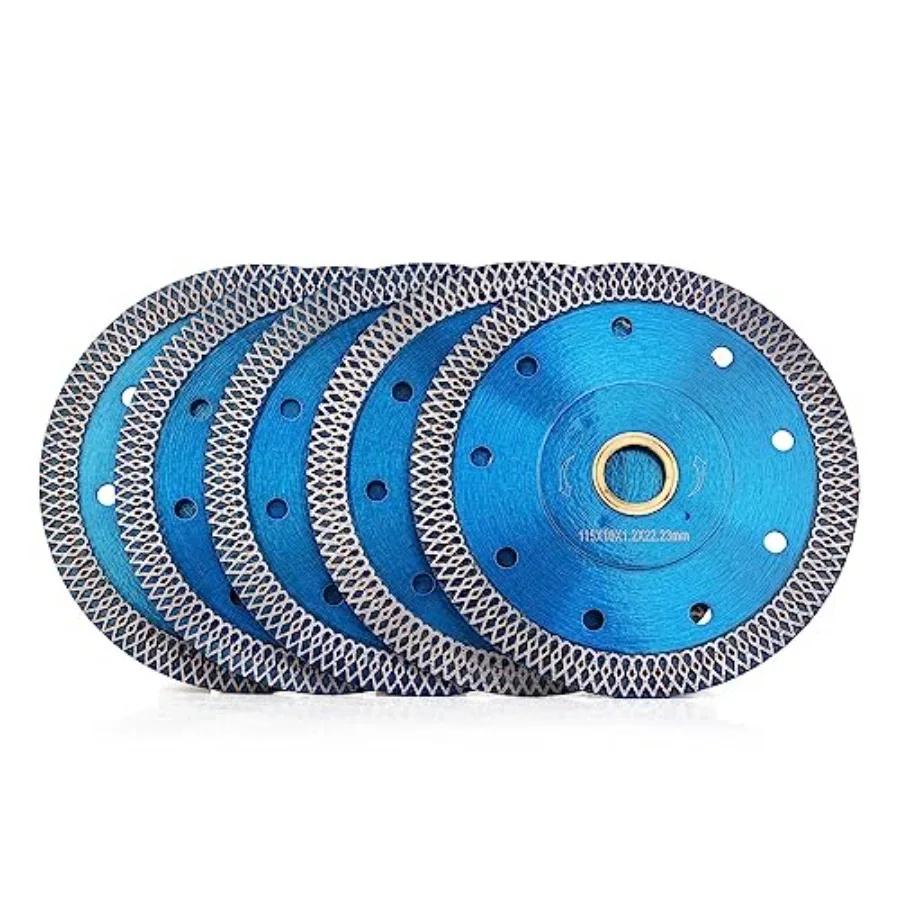 

5Pc/Lot 4.5 in Tile Saw Blade Super Thin Diamond Blade Porcelain Cutting Blade for Granite Marble Porcelain Tile…