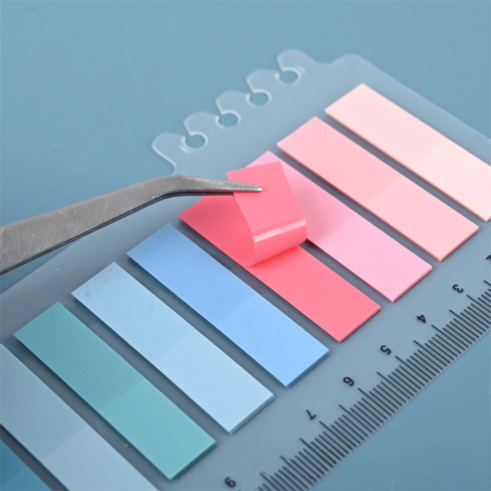 Color Series Self Adhesive Memo Pad, Sticky Notes, Bookmark, Point It Marker, Sticker Paper, Office, School Supplies