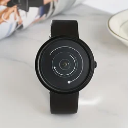 1pcNew Concept inutile creativo Wormhole Academy Style coppia studente Versatile orologio Black Technology Trend Personality