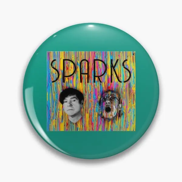 Sparks Band Sparks Brothers Ron Mael  Soft Button Pin Women Decor Clothes Funny Jewelry Gift Collar Metal Creative Badge Lover