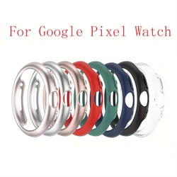 Funda parachoques para Google Pixel Watch 2 (2023)/Google Pixel Watch 1(2022) (sin Protector de pantalla), Marco mate Protector de PC duro.