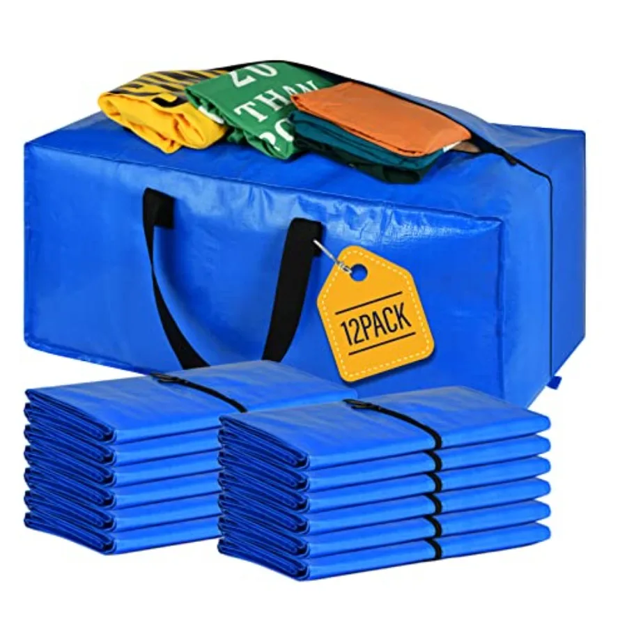 

Moving Bags Storage Totes Extra Large Storage Bags for Moving Supplies College Dorm Essentials Bedroom Closet ing Bags with Bac