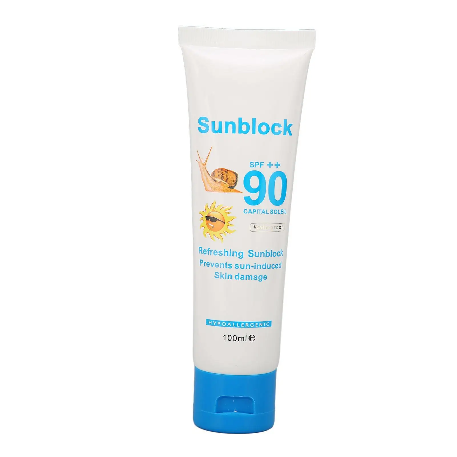 100ml SPF90PA++ Sunblock Moisturizing Sunscreen Cream UVA UVB Protection for men Women