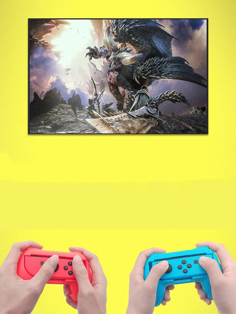 GAMINJA 2Psc contrôleur de poignée résistant à l'usure pour Nintendo Switch poignée de contrôleur ergonomique poignée pour Switch Joy Con