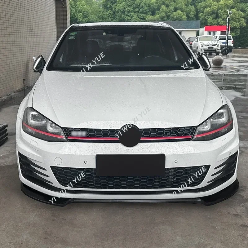 

For VW Golf 7 Golf MK7 GTI GTD GTE R Rline 2012-2017 Car Front Bumper Lip Splitter Spoiler Chin Body Kit Lip Protector Covers