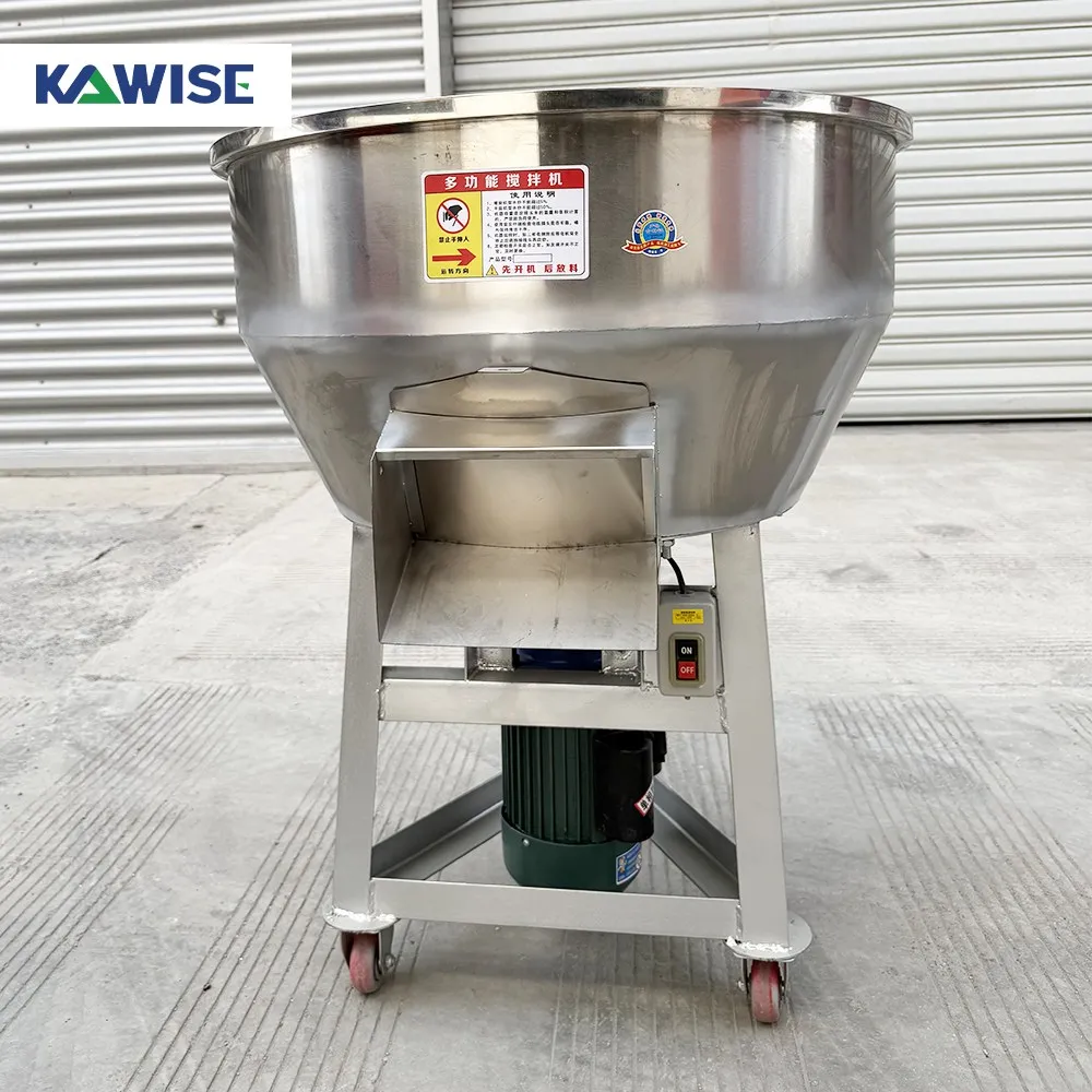 AIROW Electric Flat Stainless-Steel Mixer for Superior Biomass and Animal Feed Processing with Consistent Performance