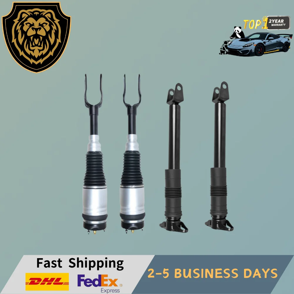 4X Front & Rear Air Suspension Shock Struts Fit Jeep Grand Cherokee WK WK2 11-15