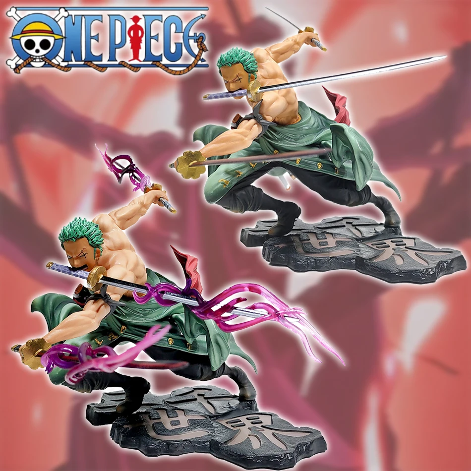 Anime One Piece Figur 10 cm Roronoa Zoro Drei-klinge Sa-maximum Manga Anime Statue Action Figure Sammlung ornamente Modell Spielzeug