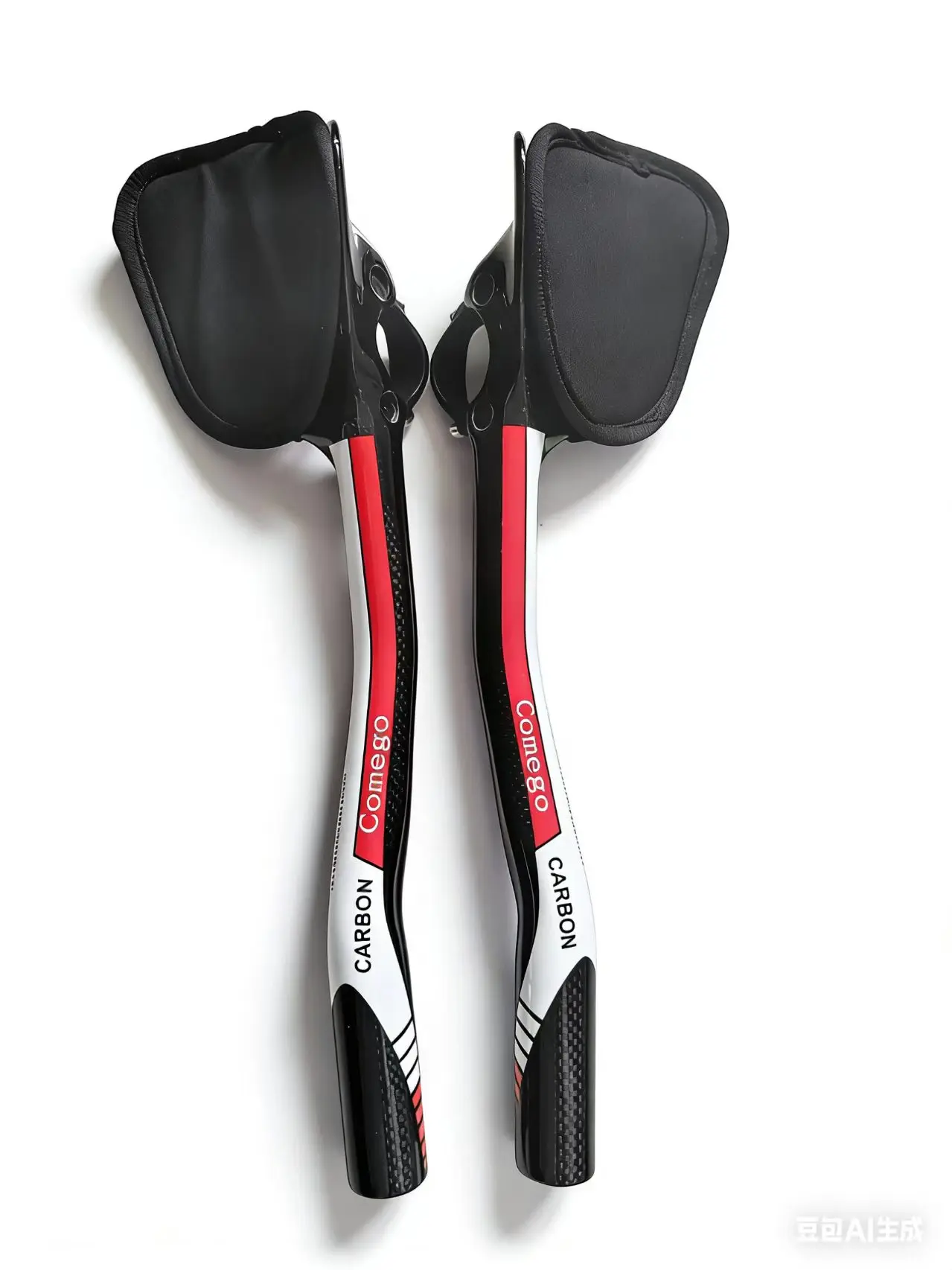 comego Full Carbon Fiber Bicycle Rest Put Handlebar Aero Carbon TT Handlebar Bike Handle Bars 3K carbon red