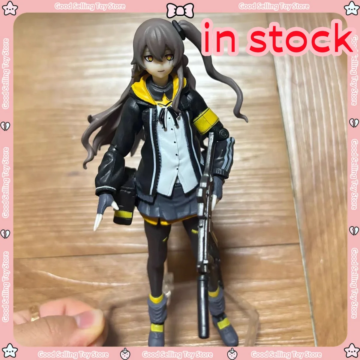 15cm Girls Frontline Figma Anime Figure Figurine Model Statue Ump45 Figures Tactical Doll Collection Decoration Toy Kids Gift