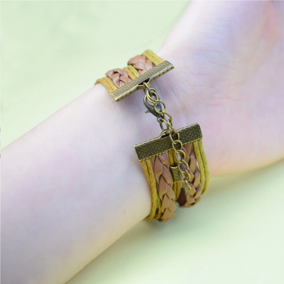 1PC Nebula Galaxy Space Braided Leather Cuff Bracelet Cosmic Astronomy Universe Wristband