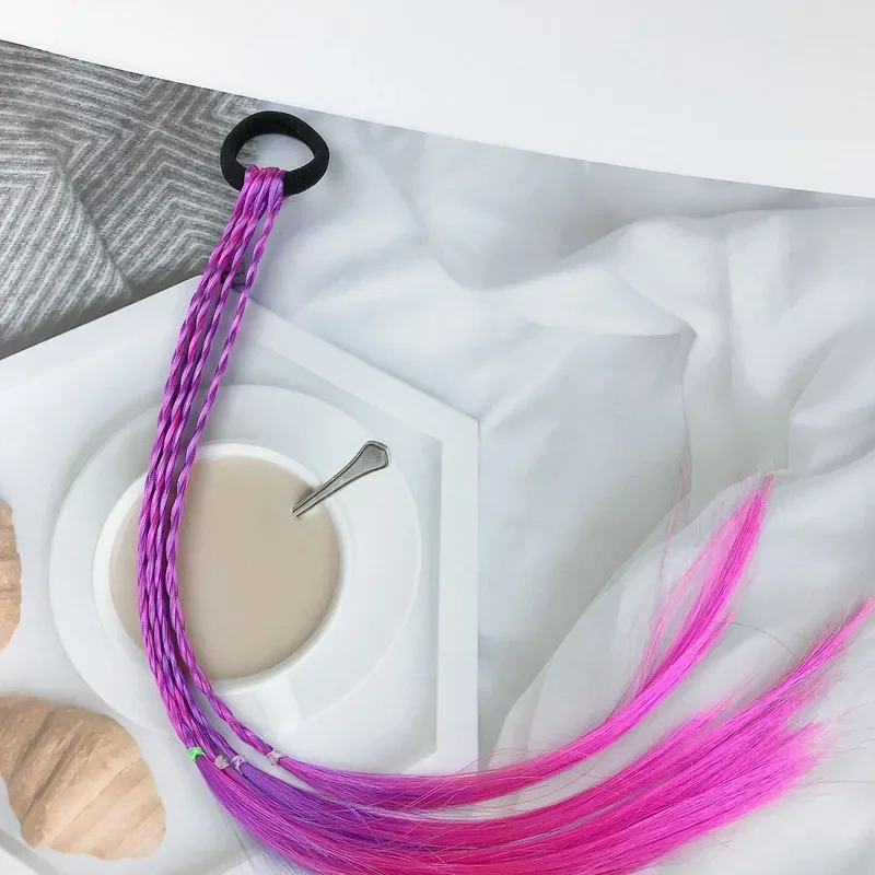 

10 шт. Новые разноцветные повязки для волос с косичками для девочек, резинки для волос, аксессуары для причесок, украшения для волос, головные уборы