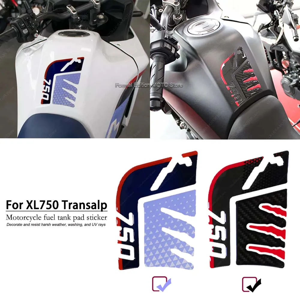 

For Honda XL750 Transalp 3D Epoxy Resin Sticker Waterproof Scratchproof Motorcycle Tank Pad Tank Protection Sticker