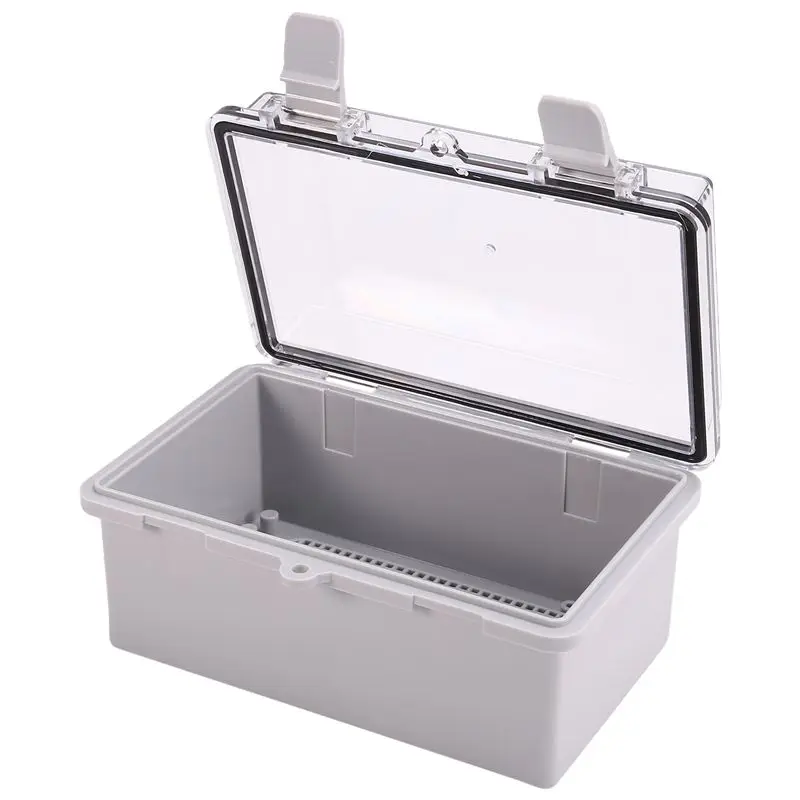 ABWP-Waterproof Gray Cover Enclosure Junction Box ABS Plastic Outdoor Waterproof Electrical Boxjunction Box 210X130x110mm