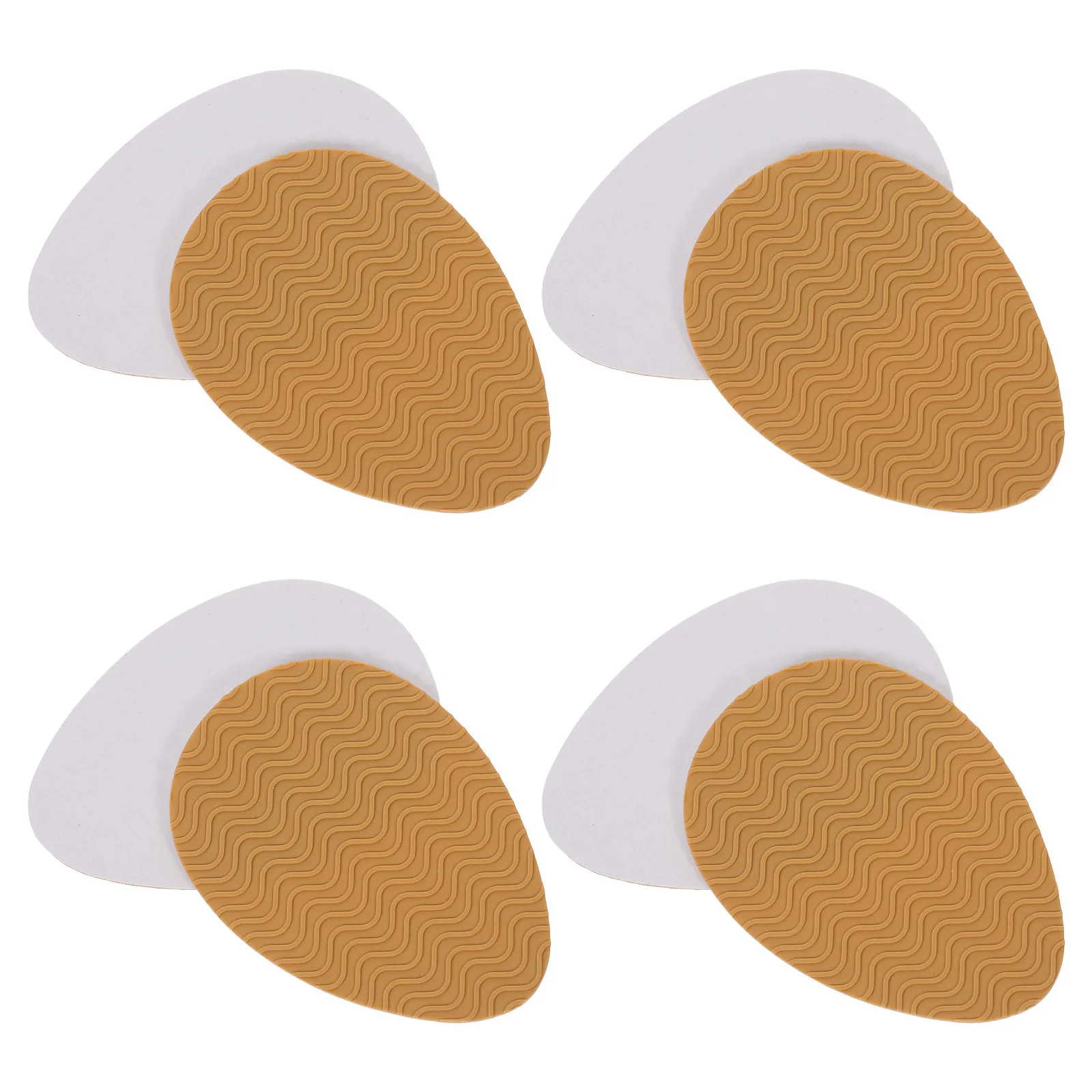 

4Pair Non Slip Shoe Pads Self-Adhesive Sole Protectors for Heels Sneakers Dress Shoes Shoe Bottom Protector Heel Protector