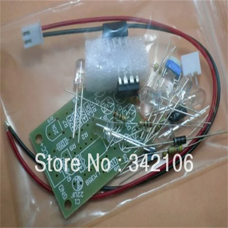 5pcs LM358 Breathing Lamp Parts / Electronics DIY Fun Production Suite 8 5MM LED Flashes Blue Kit