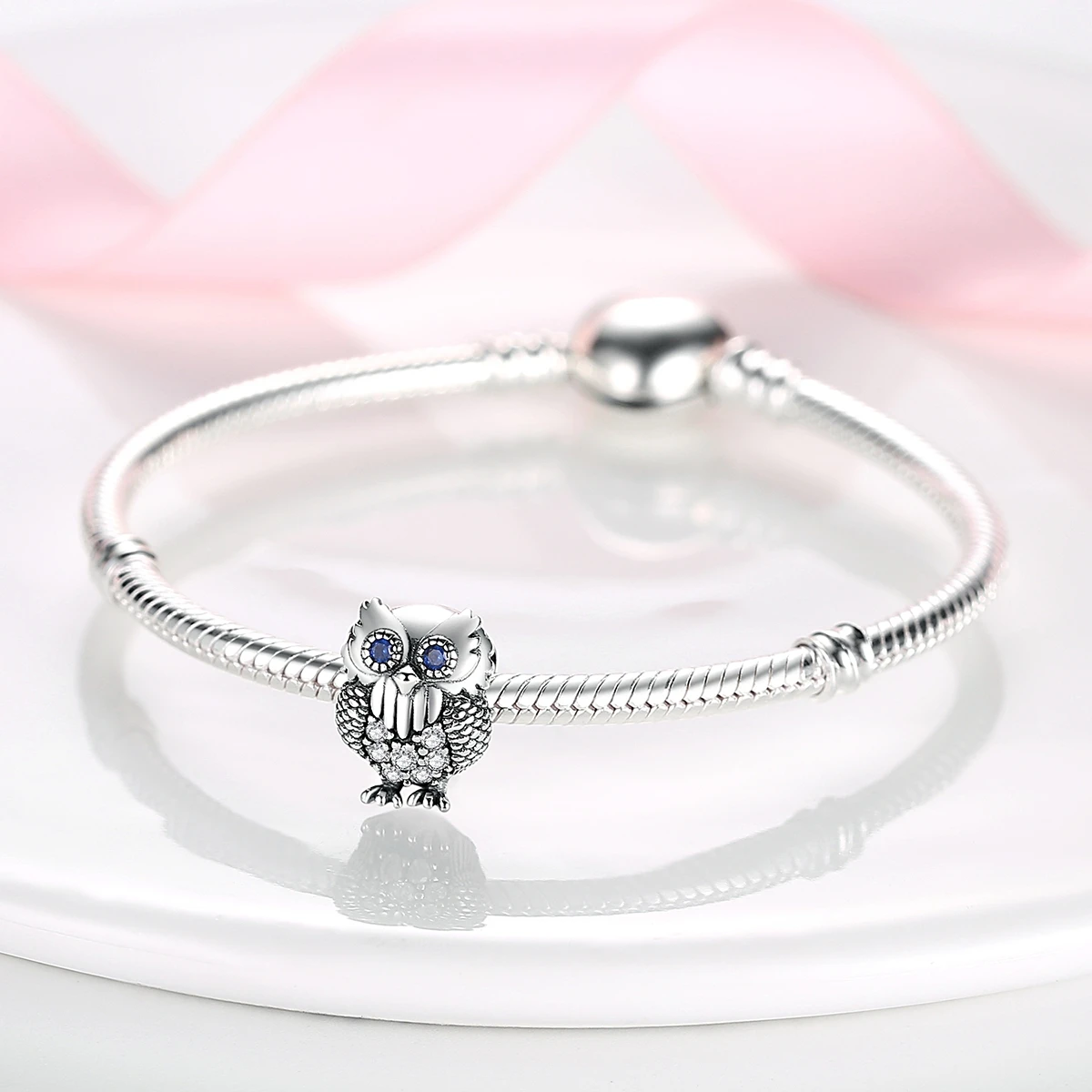 Animal Collection Silver Plated Monkey Charm Beads fit Original Women Bracelet Bangle DIY Jewelry Making