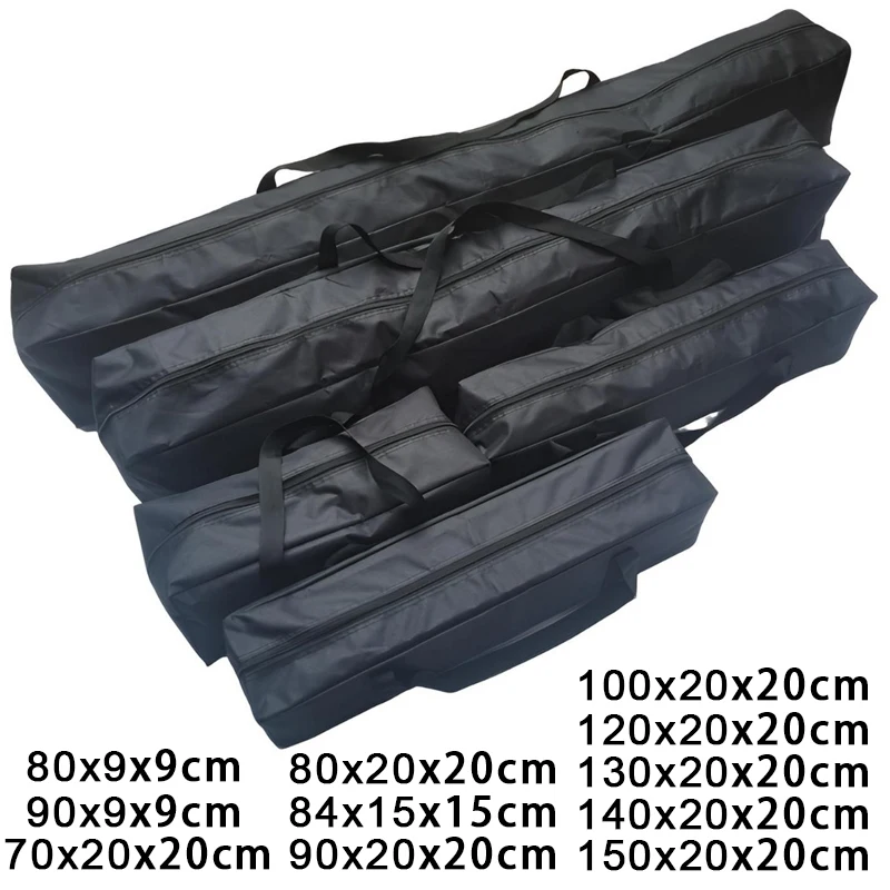 Outdoor Camping Storage Bag 600D Oxford Cloth Tote Fishing Rod Tent Pole Photographic Studio Gear Storage Bag