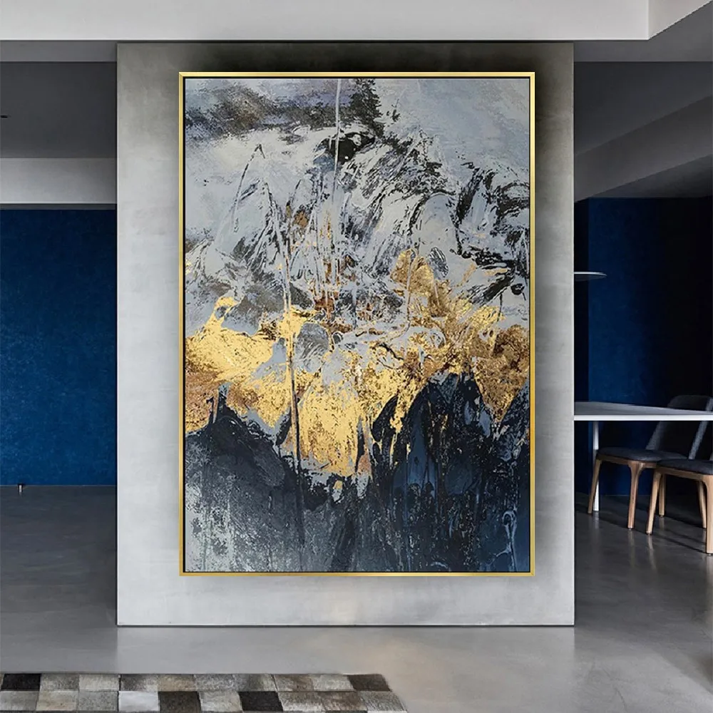 

Pop Office Hotel Wall Decor Drawing Handmade Oil Painting On Canvas Majestic Mountain Art Hanging Paintings For Living Room Sofa