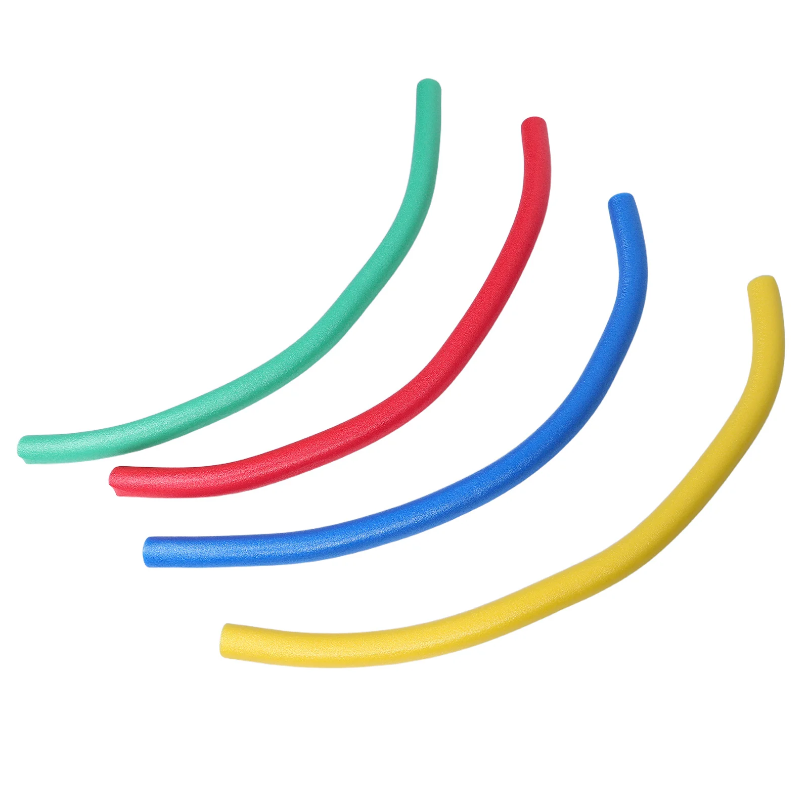 4pcs Noodles Foam Swimming Pool Noodle For Kids Adults Anti-Slip Float Stick Quick Dry Swim Training Equipment - Lake Pool