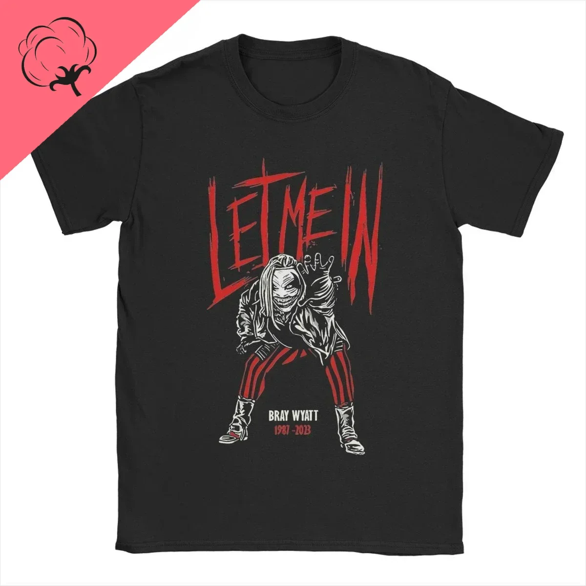 Men Women's T-Shirts The Fiend Bray Wyatt Funny  Tee  Short Sleeve Wrestling T  O Neck Clothing Original