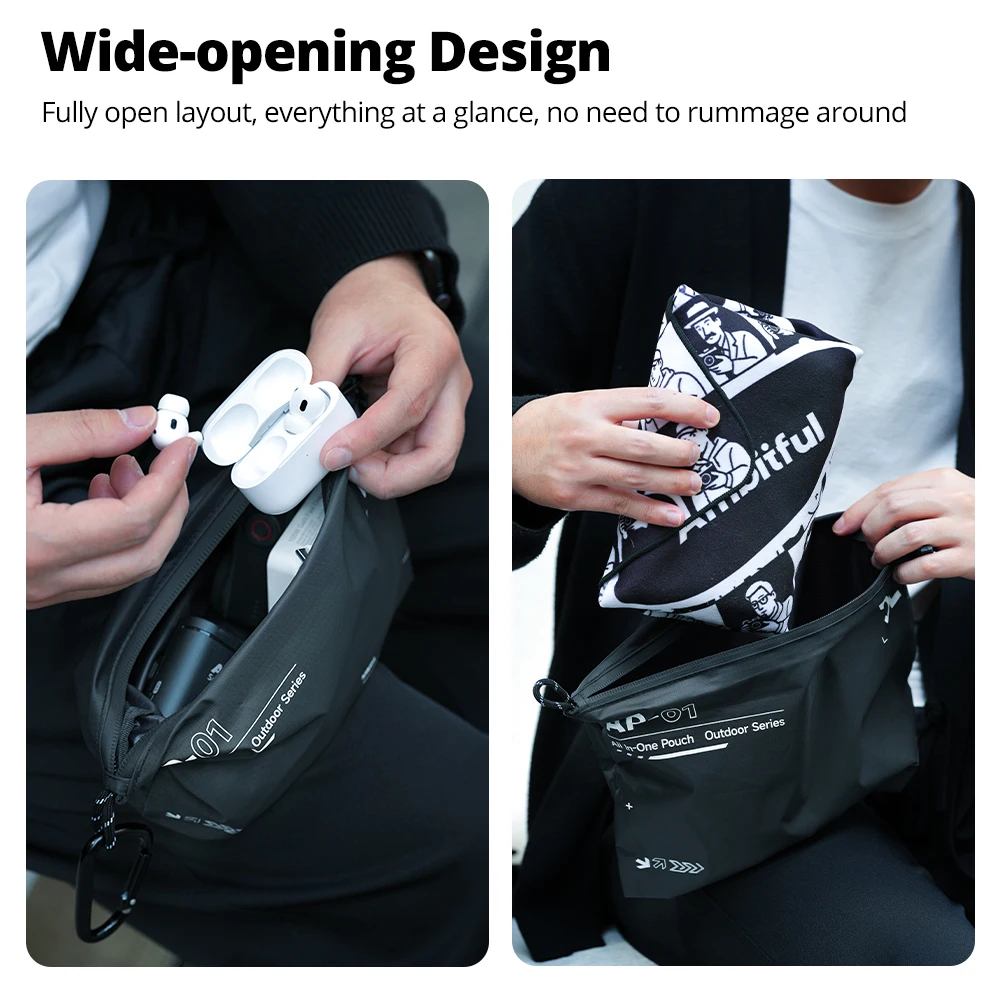 AMBITFUL 0.8/2/5/13L Waterproof Pouch AP01 Large Capactiy Multi-purpose Carrying Bag For Camera Flash Speedlit Minitor DSLR image 4