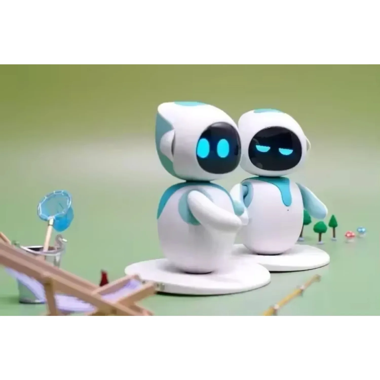 100% original Eilik - Um pouco companheiro Bot com brinquedo robô inteligente divertido e infinito ((comida, pano, etc. opcional para custos diferentes))