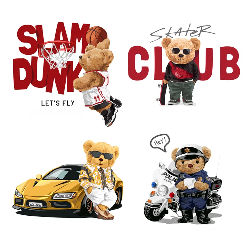 Slamdunk Teddy наклейки 