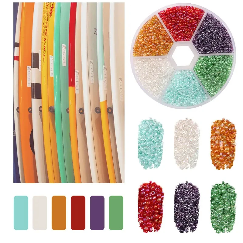 2mm Glass Seed Beads Kit Bracelet Making Kit Small Beads Assortment Colors Craft Loose Beads for Jewelry Making DIY Art Crafts image 3