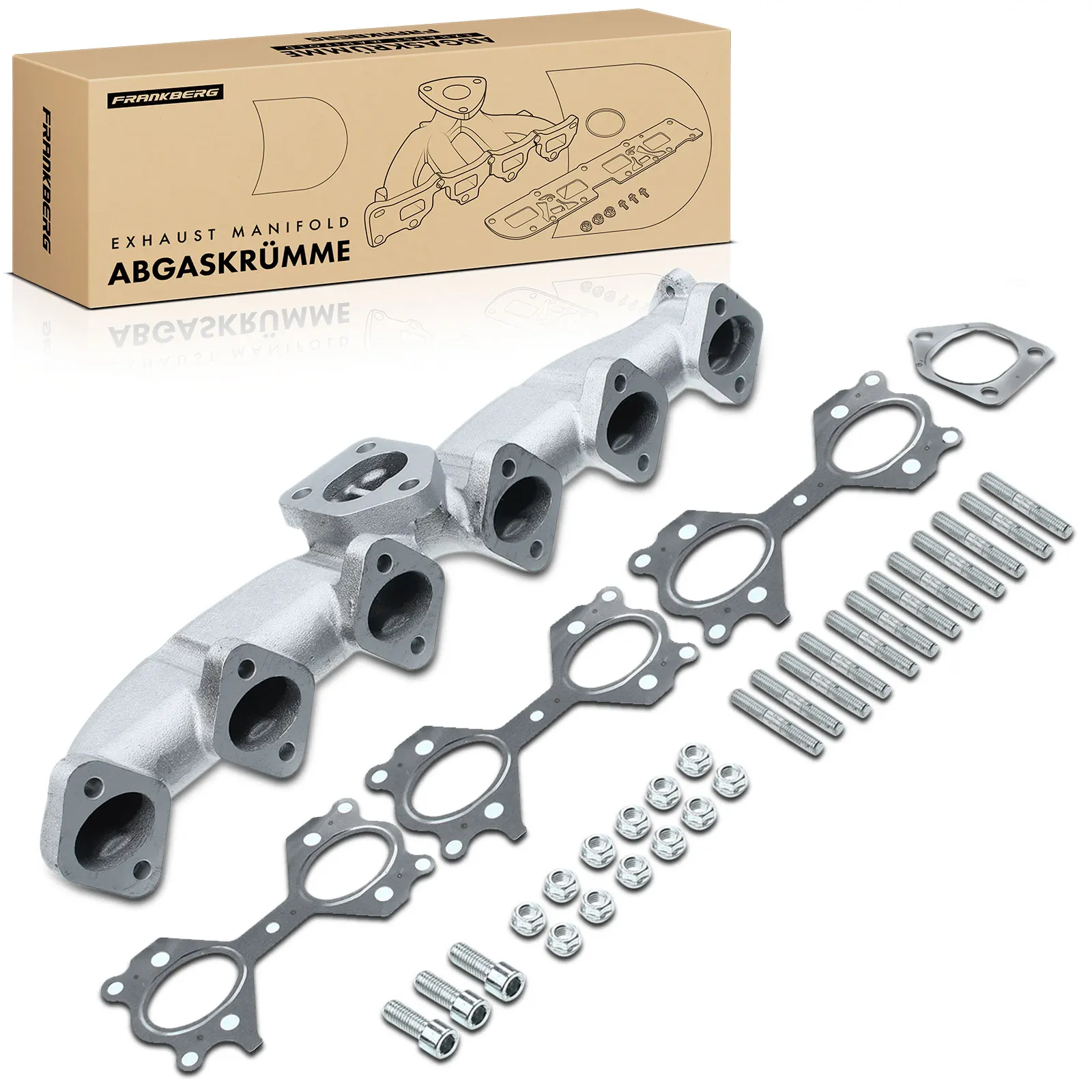 Frankberg 1x Uitlaatspruitstuk voor BMW E46 330d E39 E60 E61 65 X3 X5 E53 11622248166 11627788422