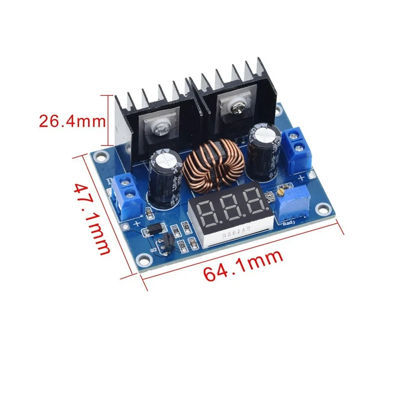 DC-DC Step-Down Module Xl4016e1 Hoog Vermogen/8a Met Spanningsstabilisatie/Met Display/Dc Spanningsregelkaart