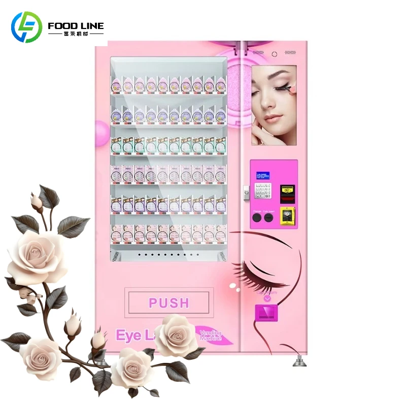 

Customizable Cosmetic Lashes Wholesale Vendor Cosmetics Combo Vending Machine for Makeup