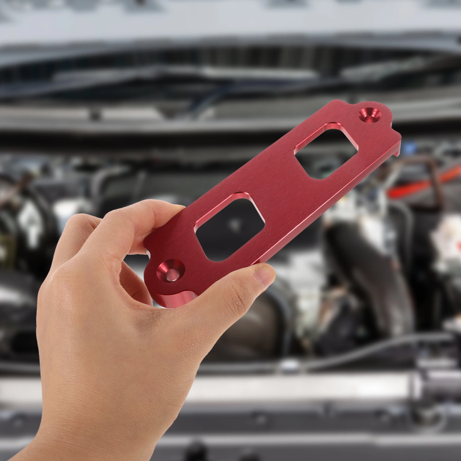 

Durable Secure Fixing Easy Installation Car Mount Bracket Truck Holder Red Car Holder Bracket Tie
