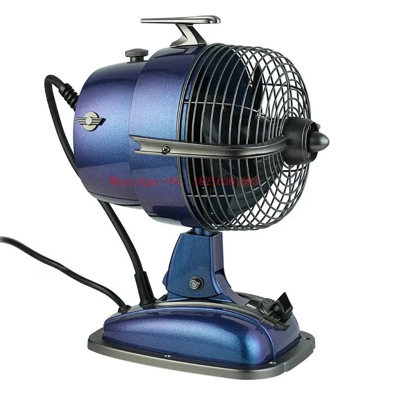 Limited Offer Retro Electric Fan, Home Soft Mechanical Air Circulation Fan, Airplane Head Electric Fan, Shaking Head Nostalgic