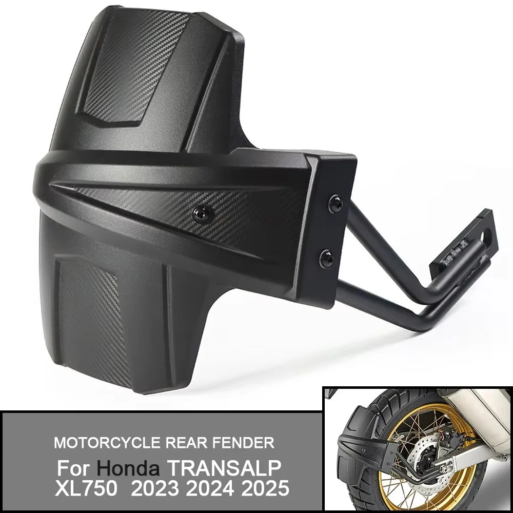 

For Honda TRANSALP XL750 XL 750 XL750 2023 2024 2025 Motorcycle Rear Fender Mudguard Mudflap Guard Protector Wheel Hugger