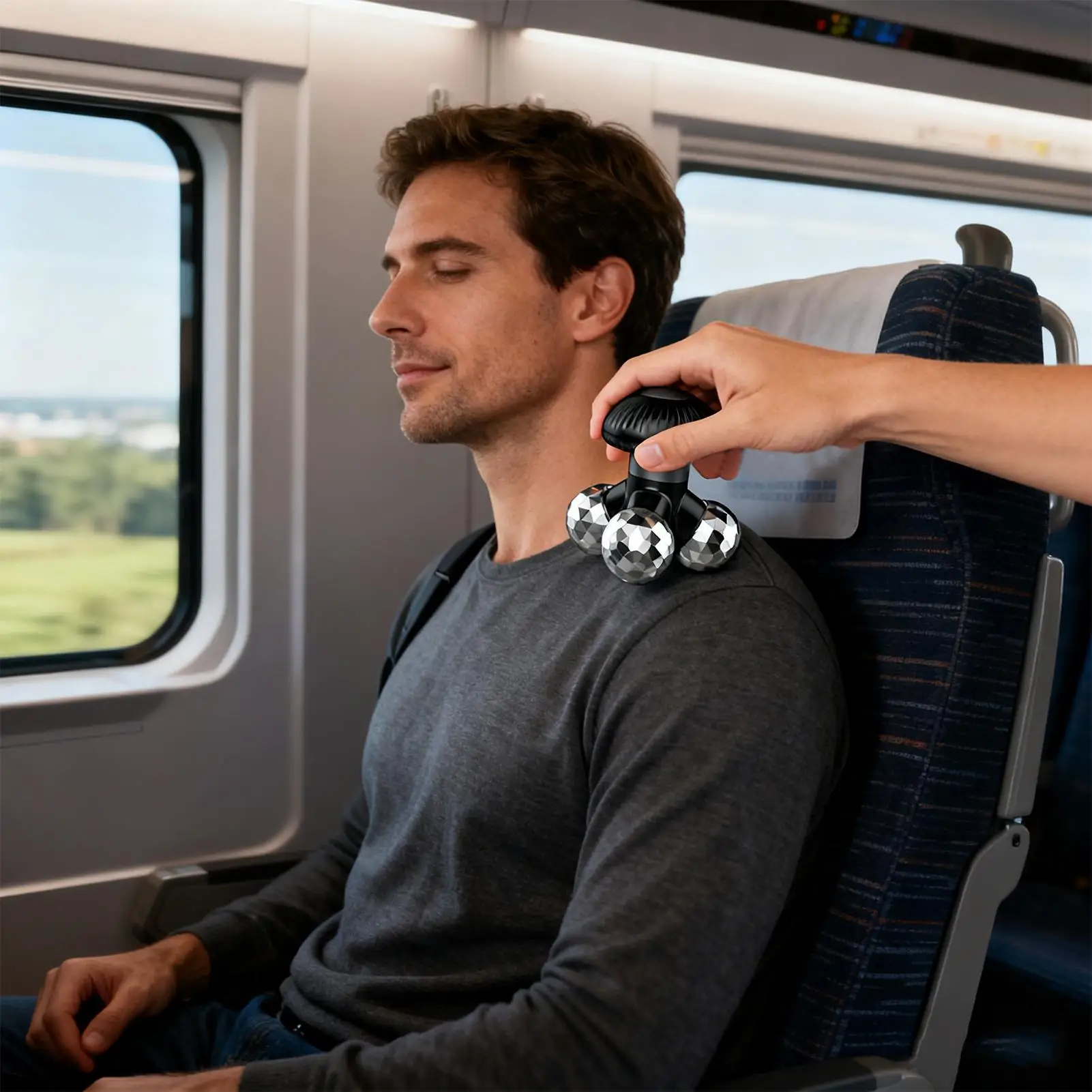 

Hand Massagers For Muscles Mushroom Shaped Roller Muscle Massager For Neck Shoulder Back Hand Foot Women Men Adult