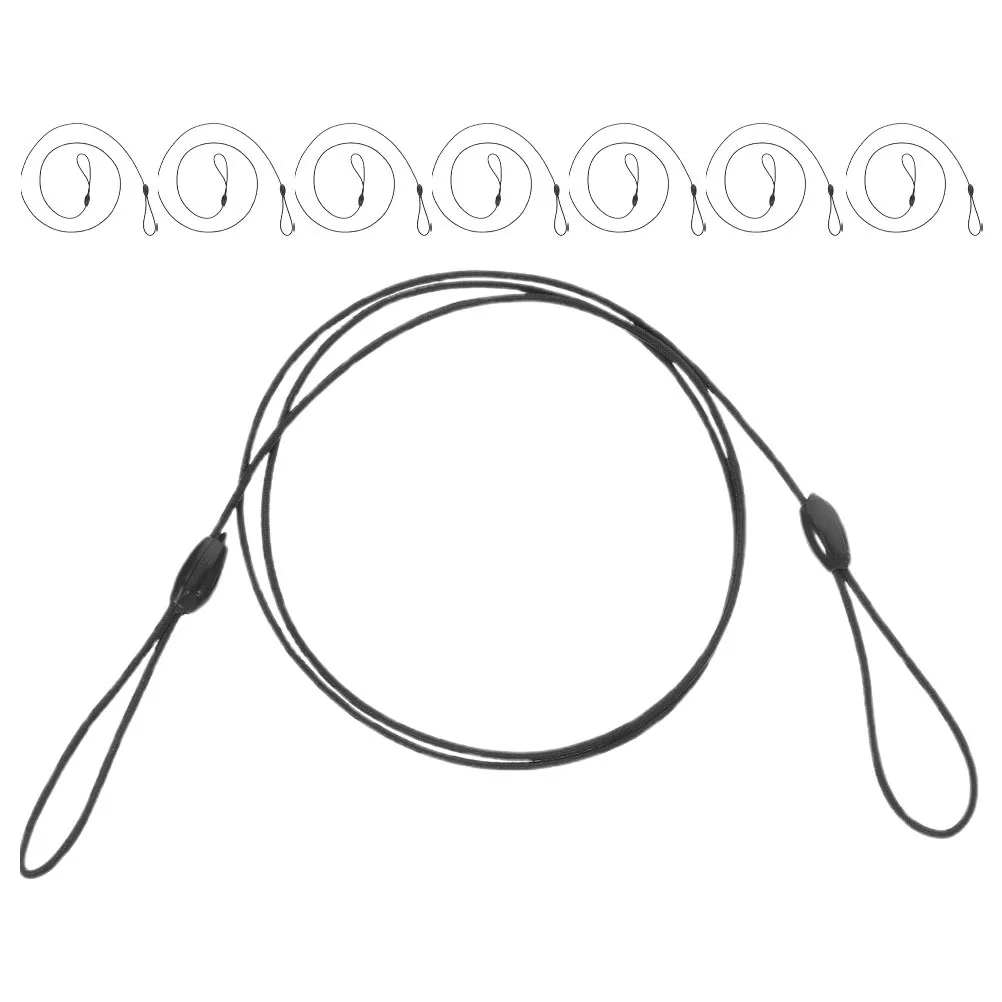 

8Pcs Elastic Badge Lanyard Multifunctional Retractable Clip for Id Holder Stylus Pen Mask Strap Anti Lost Spring Rope