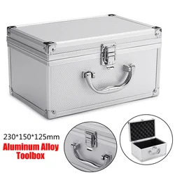 Portable Aluminum Tool Box With Sponge Large Safety Equipment Toolbox Instrument Box Storage Case Suitcase Impact Resistant Case