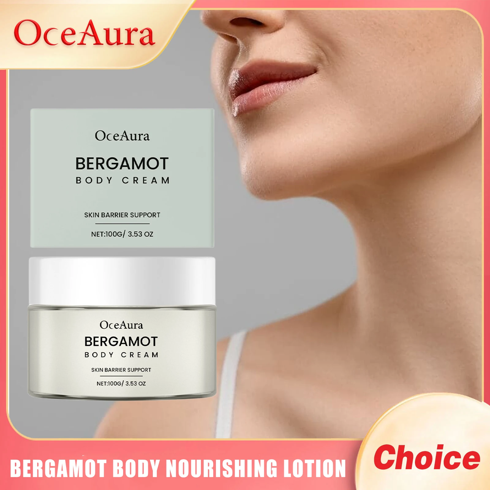 

OCEAURA Bergamot Body Care Lotion Improving Dullness Relieve Dryness Prevent Cracking Enhance Elasticity Body Nourishing Lotion