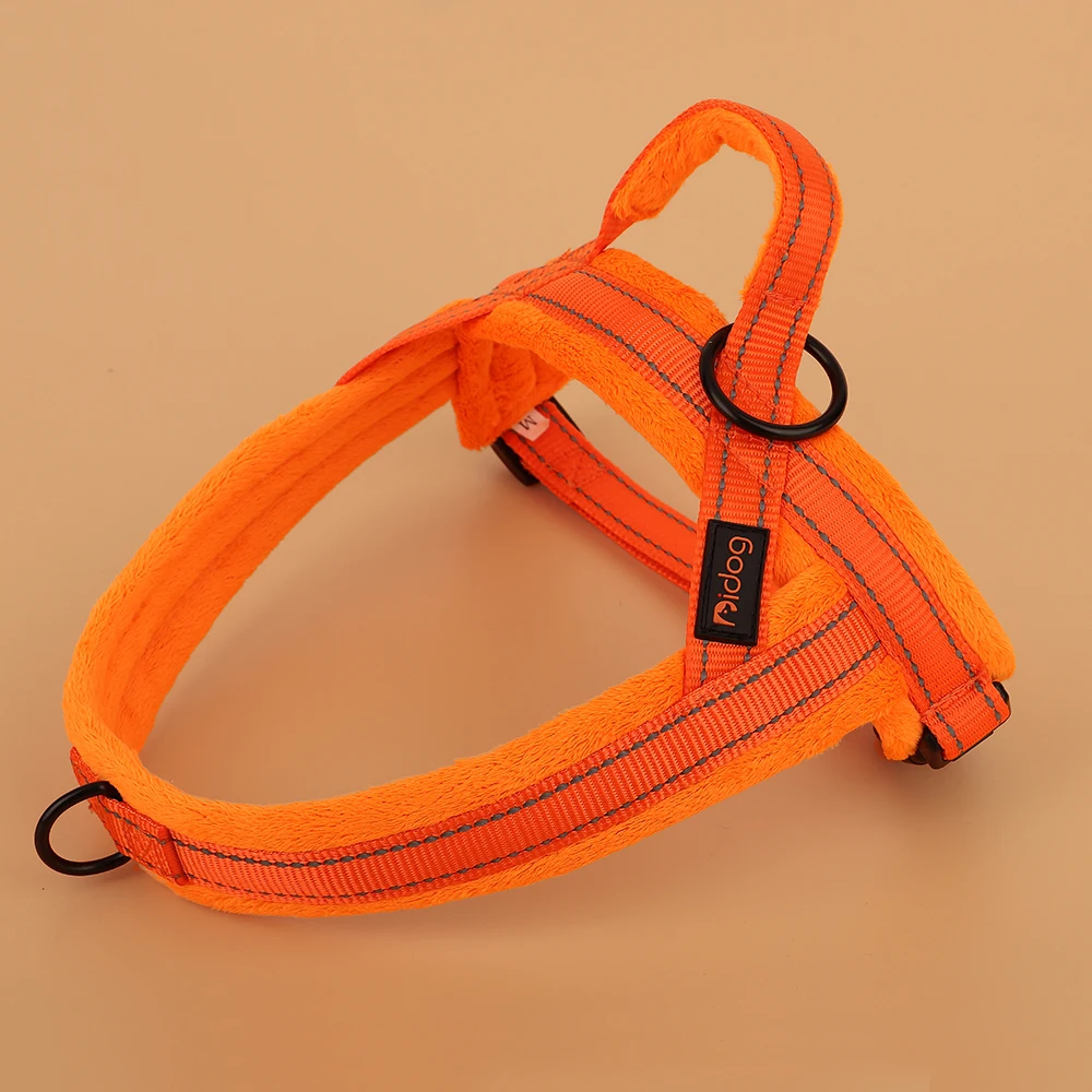 Winter warmes, weich gepolstertes Hundegeschirr, kein Ziehen, Hundegeschirrweste, reflektierend, verstellbar, Haustier-Trainingsweste für kleine, mittelgroße und große Hunde – Detail 9